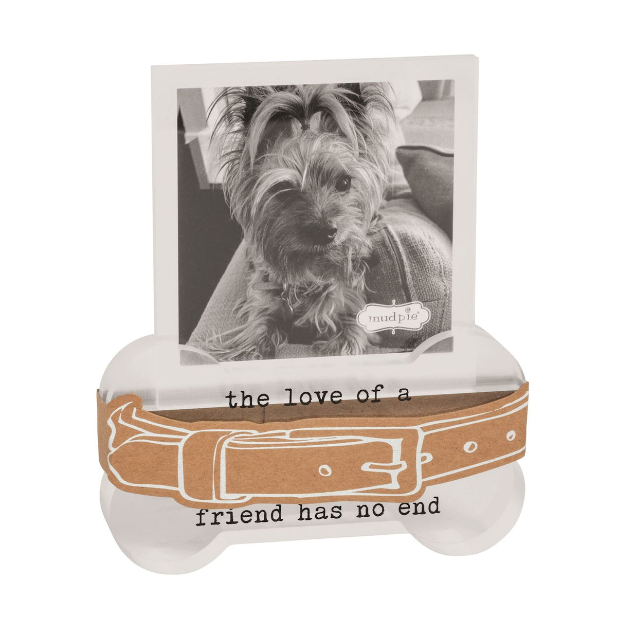The love of a friend has no end collar holder
