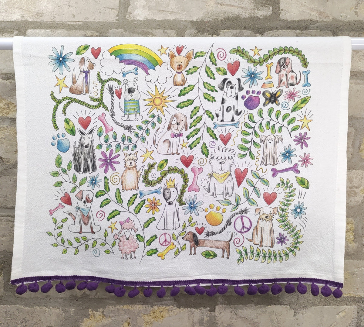 Doodle Dog Greeting Card