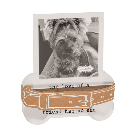 The love of a friend has no end collar holder
