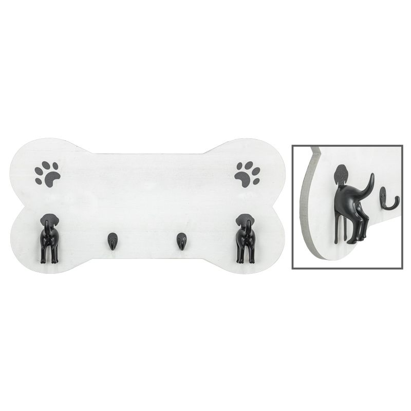 Personalized Dog Bone Leash & Key Holder