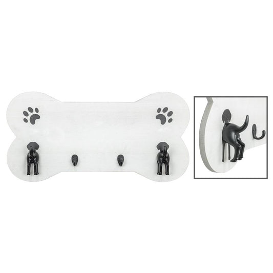 Personalized Dog Bone Leash & Key Holder