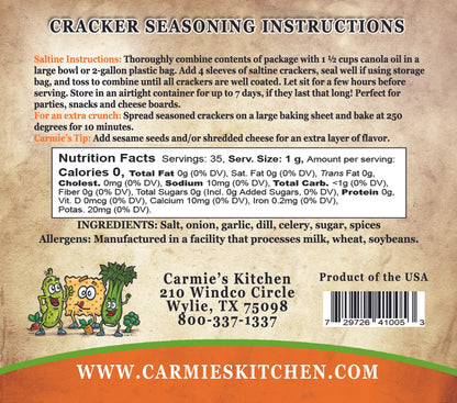 Seasoned Cracker Mixes – Choose Your Flavor