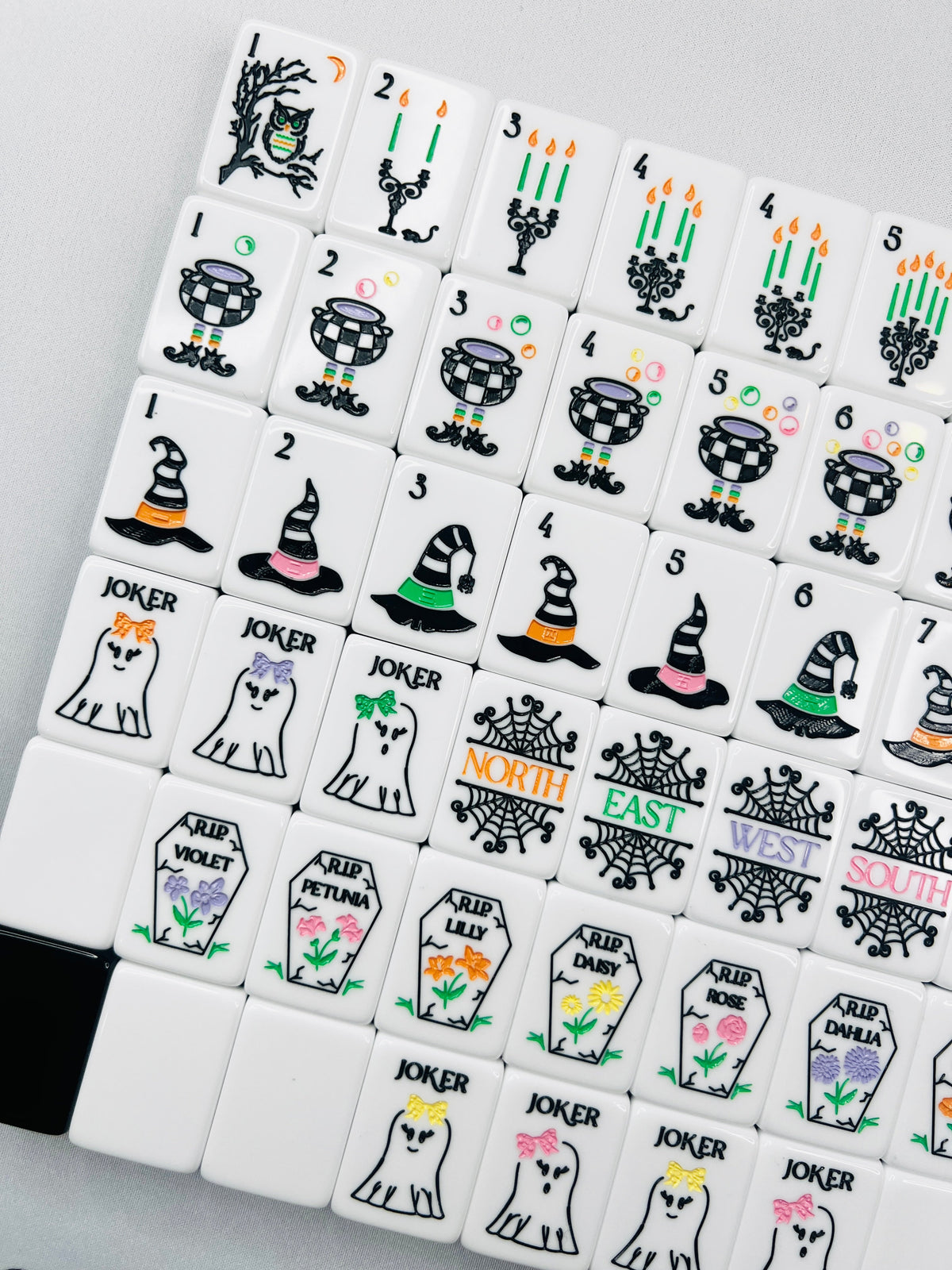 Hocus Pocus Halloween Mahjong Tile Set
