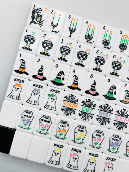 Hocus Pocus Halloween Mahjong Tile Set
