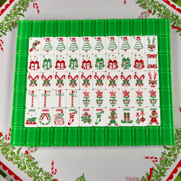 Holly Jolly Christmas Mahjong Tile Set