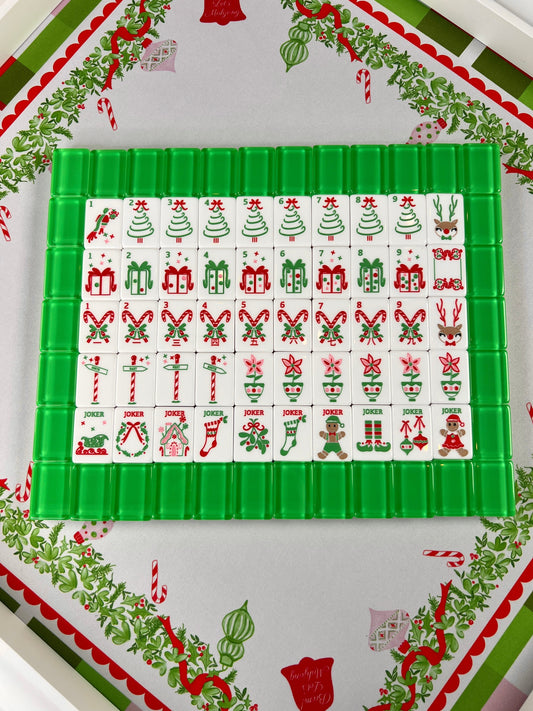 Holly Jolly Christmas Mahjong Tile Set