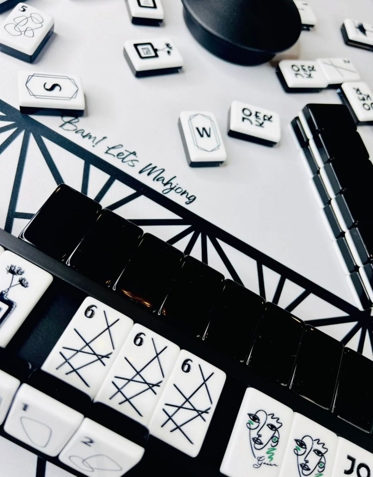 Art Deco Luxury Mahjong Tiles