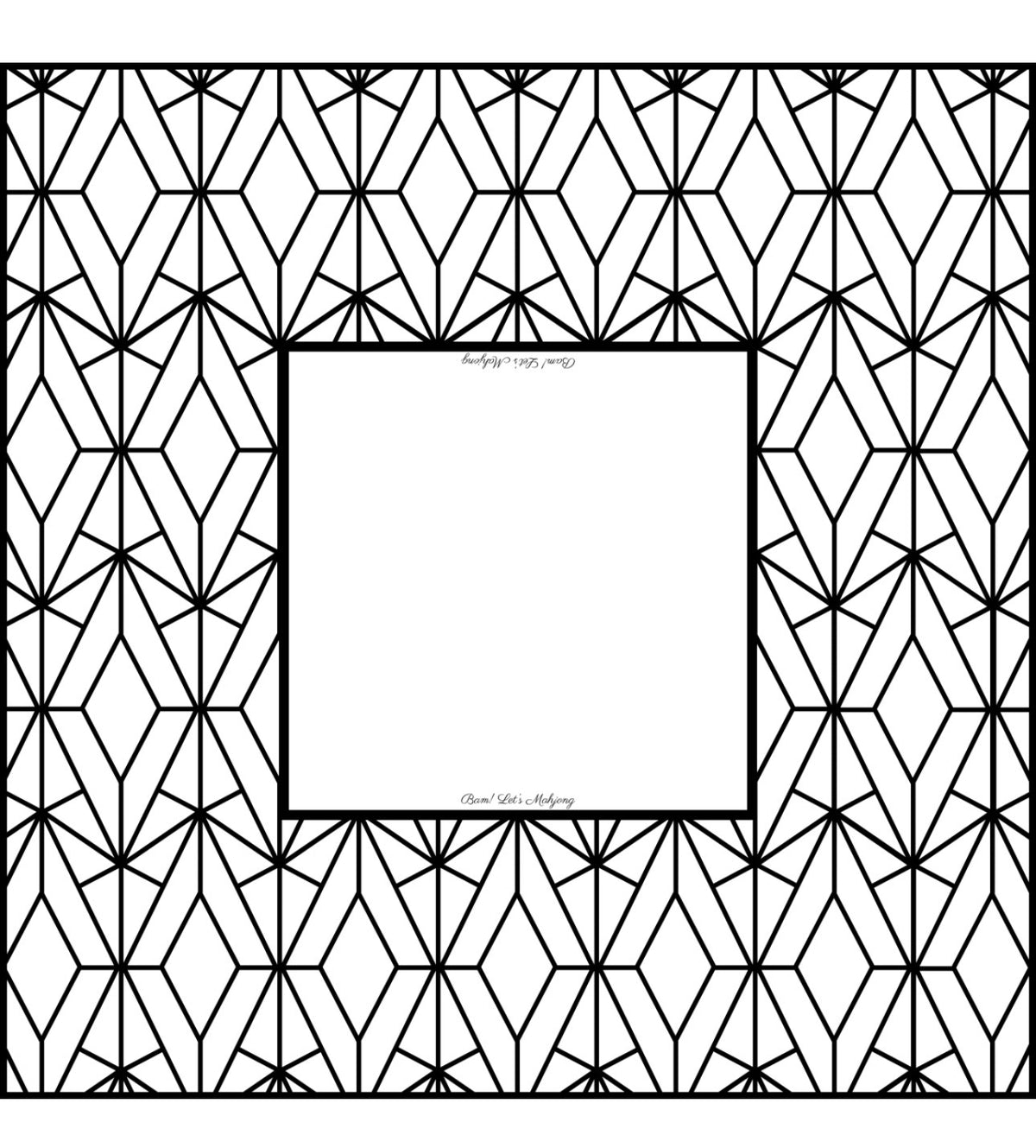 Art Deco Luxury Mahjong Tiles