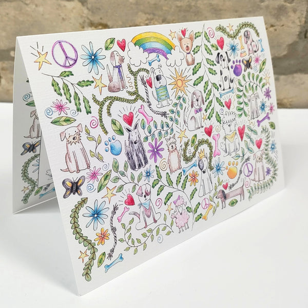 Doodle Dog Greeting Card